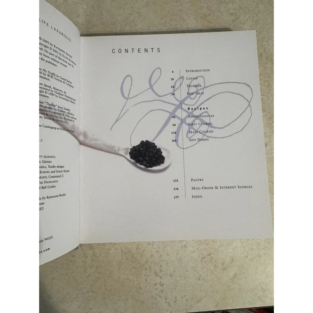 Caviar Truffles and Foie Gras Recipes Divine‎ Indulgence Katherine Alford 2001